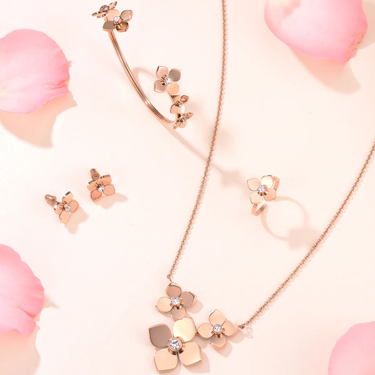 Bloom / Earring Rose Gold - Image 2