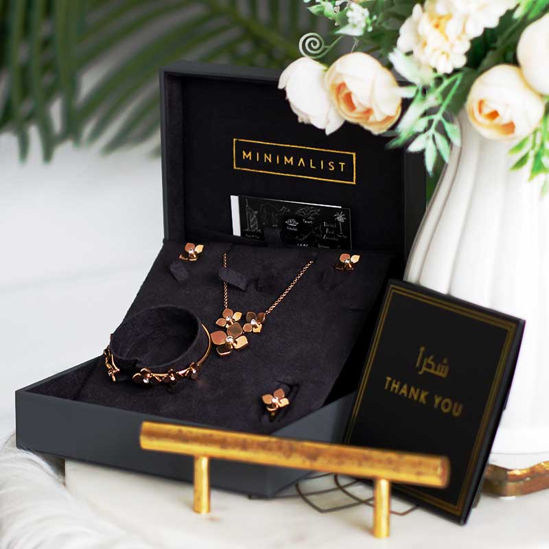 Bloom Jewellery Set / Rose Gold - Image 5