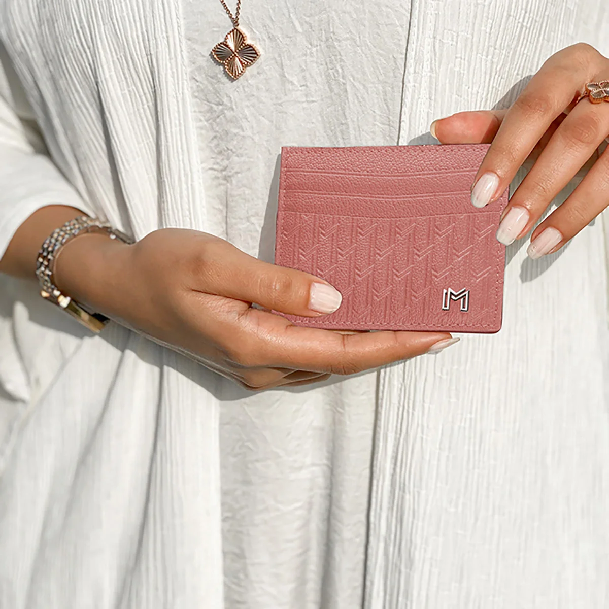 Camel Leather Pink / Silver - Image 8