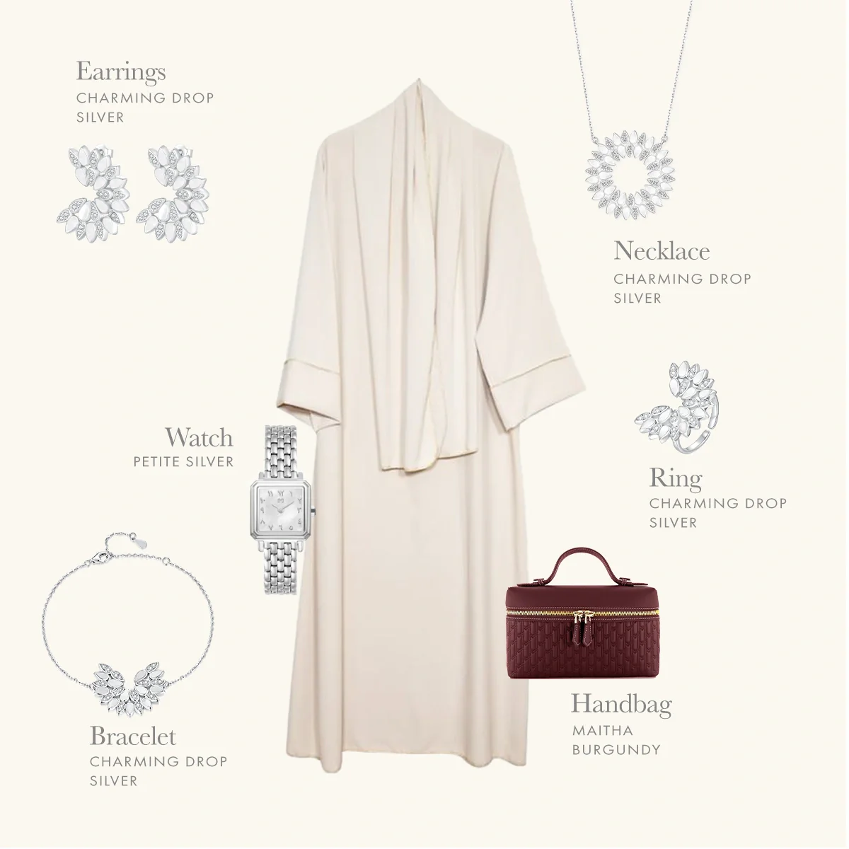 Charming Drop / Earrings Silver - Image 8