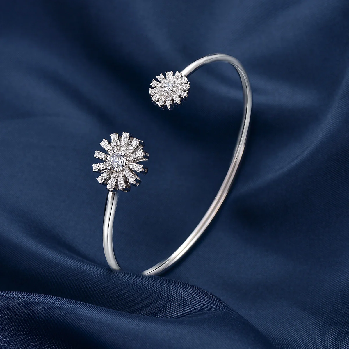 Charming Sunflower / Bangle Silver - Image 2