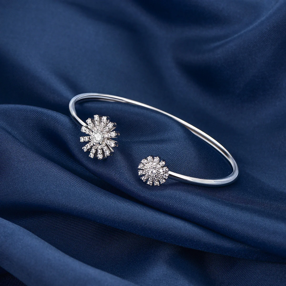 Charming Sunflower / Bangle Silver - Image 3