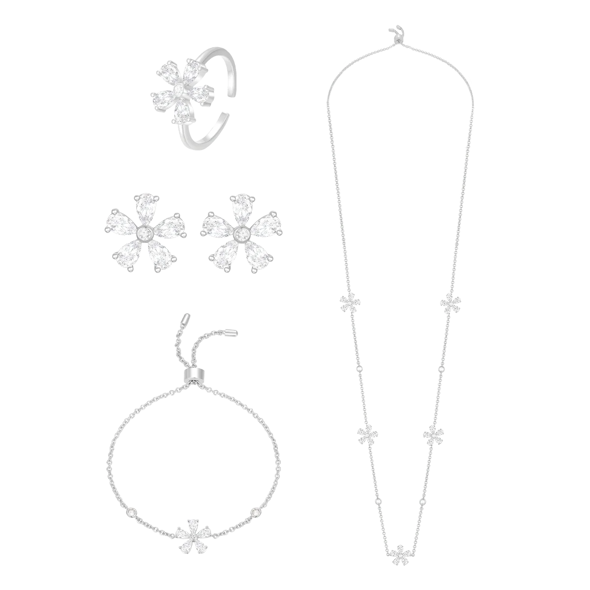 Daisy Flower / Simple Set Silver - Image 6