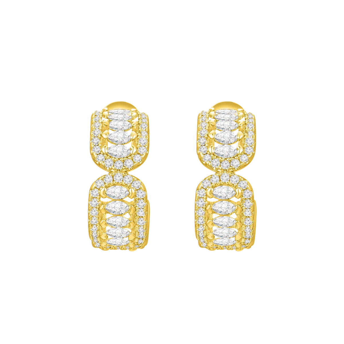 Fyne / Hoop Earrings Gold - Image 2