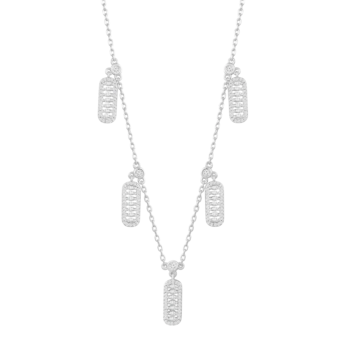 Fyne / Multi Necklace Silver