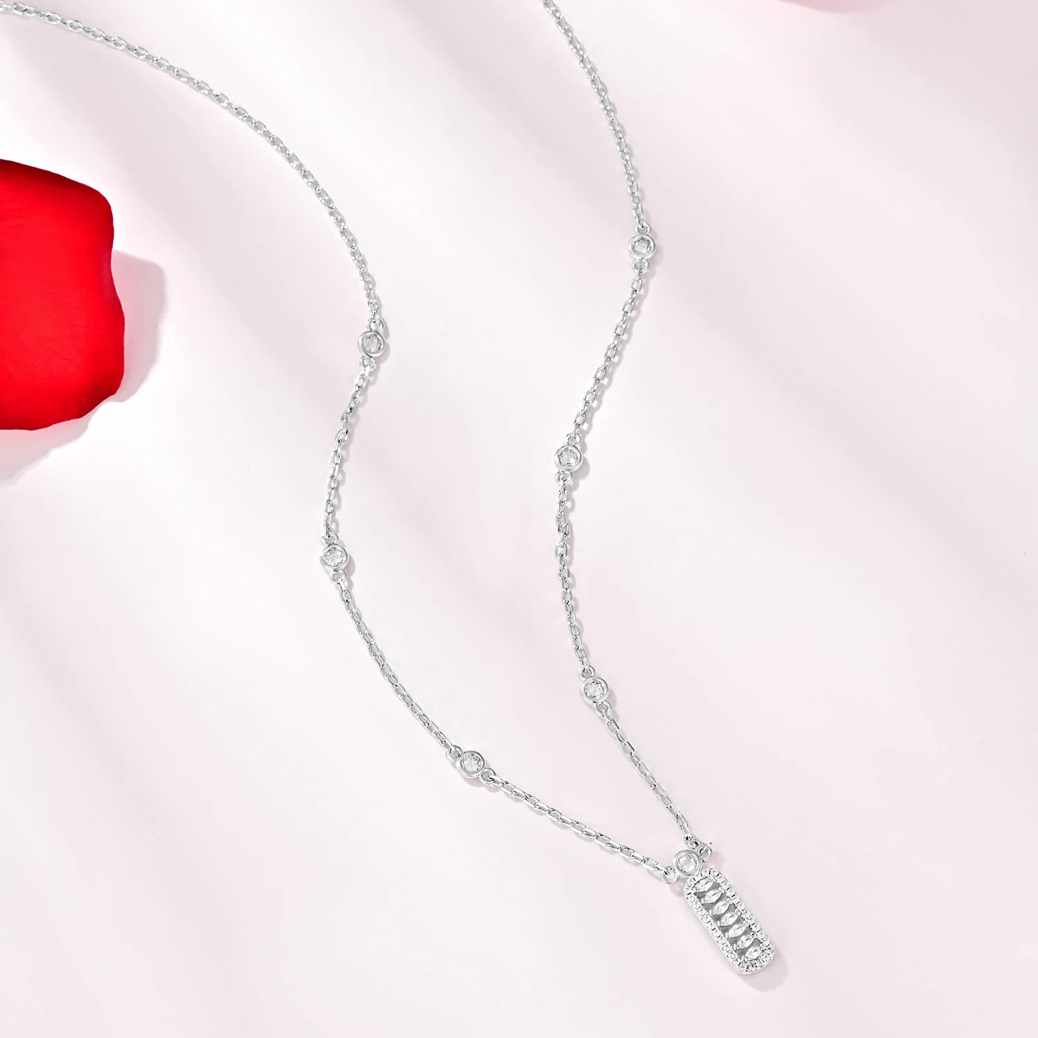 Fyne / Simple Necklace Silver - Image 5