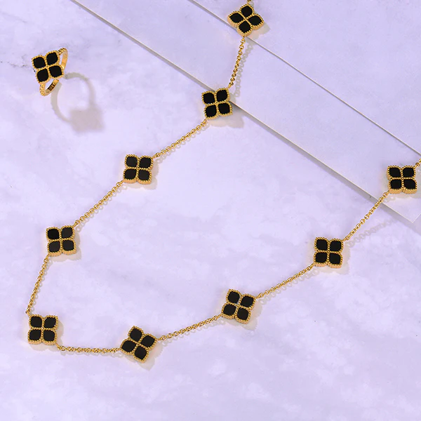 Joory / Choker Necklace Black Gold - Image 5