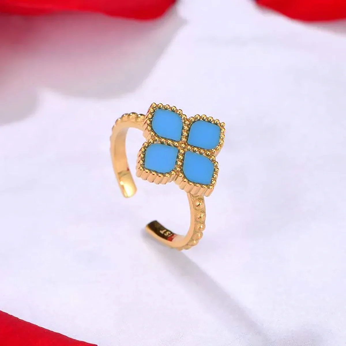 Joory / Ring Teal Gold - Image 2