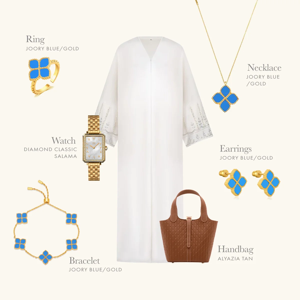 Joory / Ring Teal Gold - Image 8