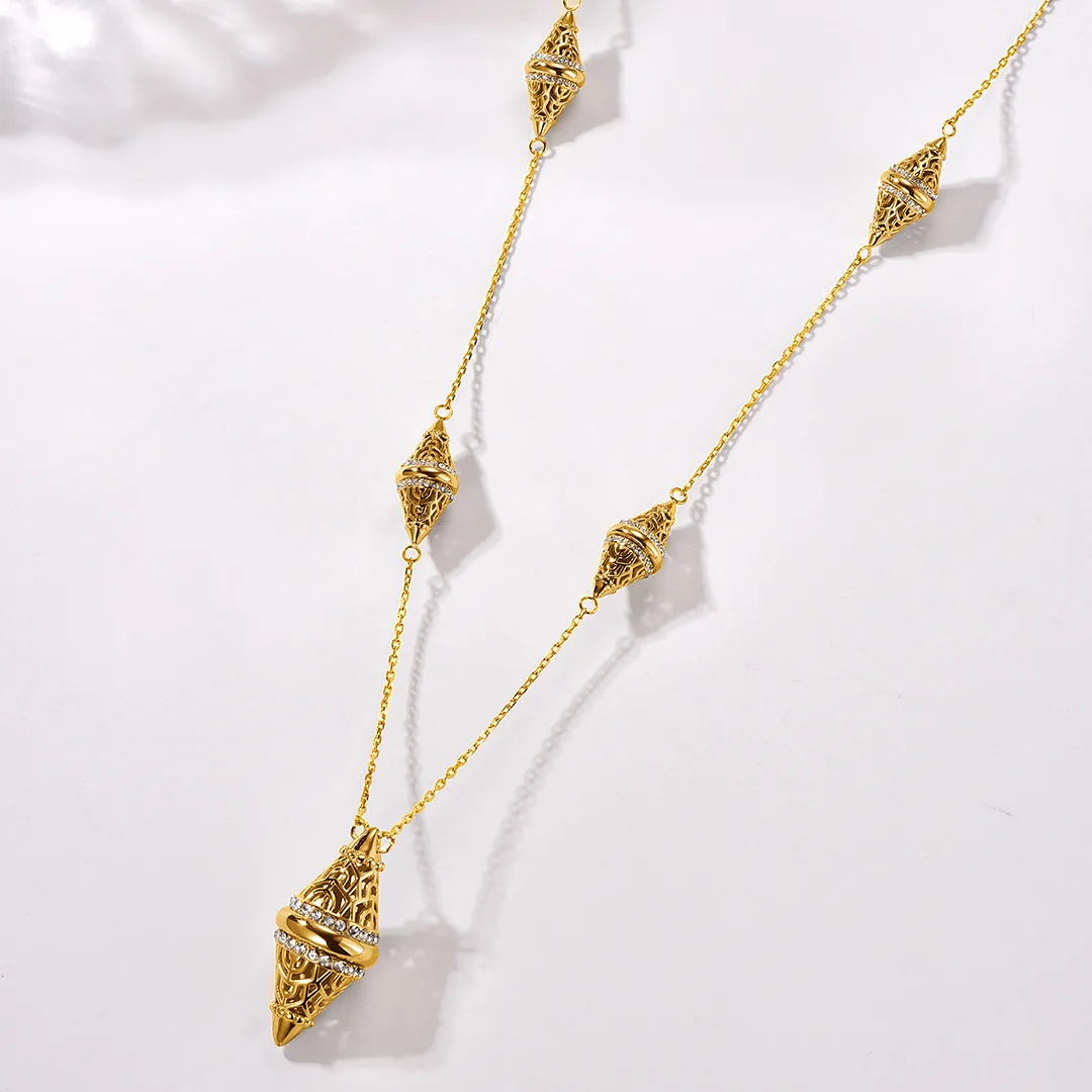 Lantern / Necklace Gold - Image 4
