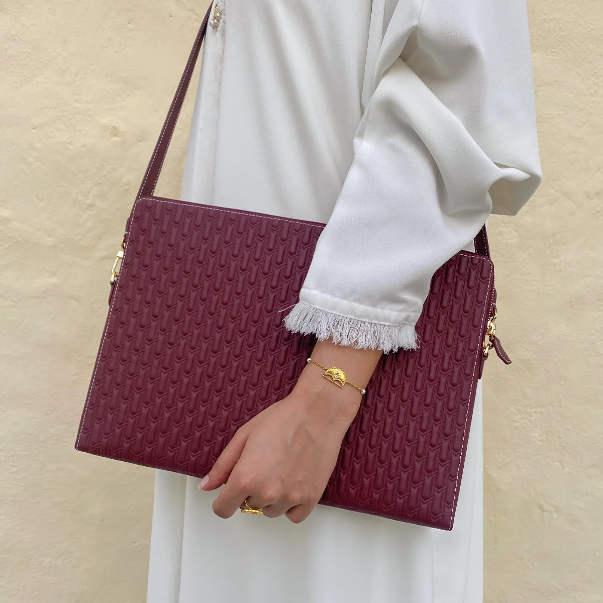 Laptop Sleeve / Burgundy - Image 8