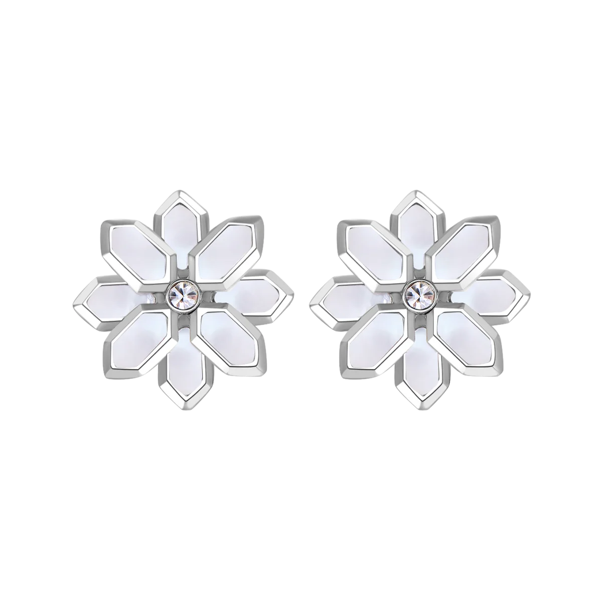 Lotus / Earrings Pearl Silver - Image 2