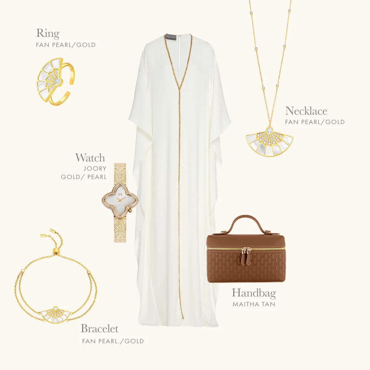 Maitha Handbag / Tan - Image 12