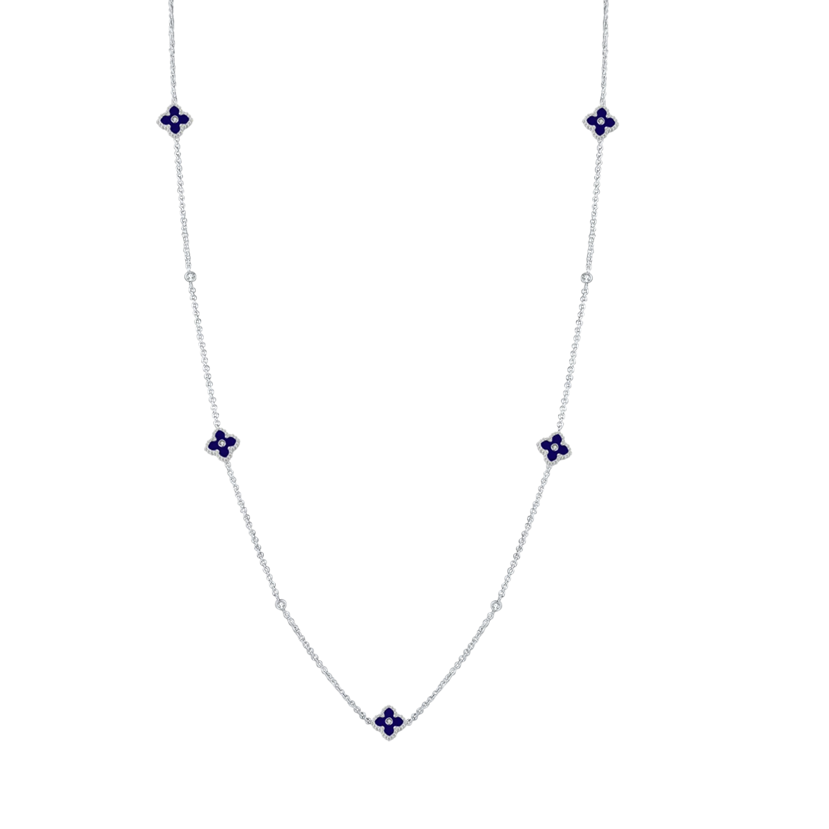 Mini Joory / Necklace Blue Silver - Image 2