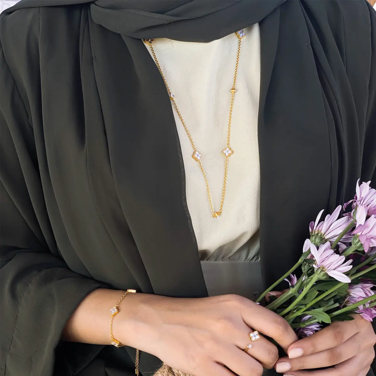 Mini Joory / Necklace Pearl Gold - Image 8