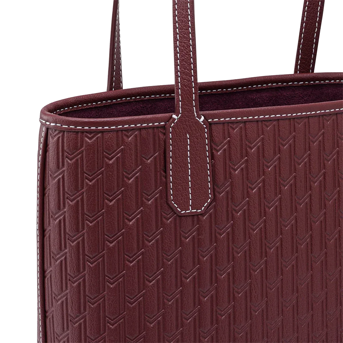 Mini Tote Bag / Burgundy - Image 3
