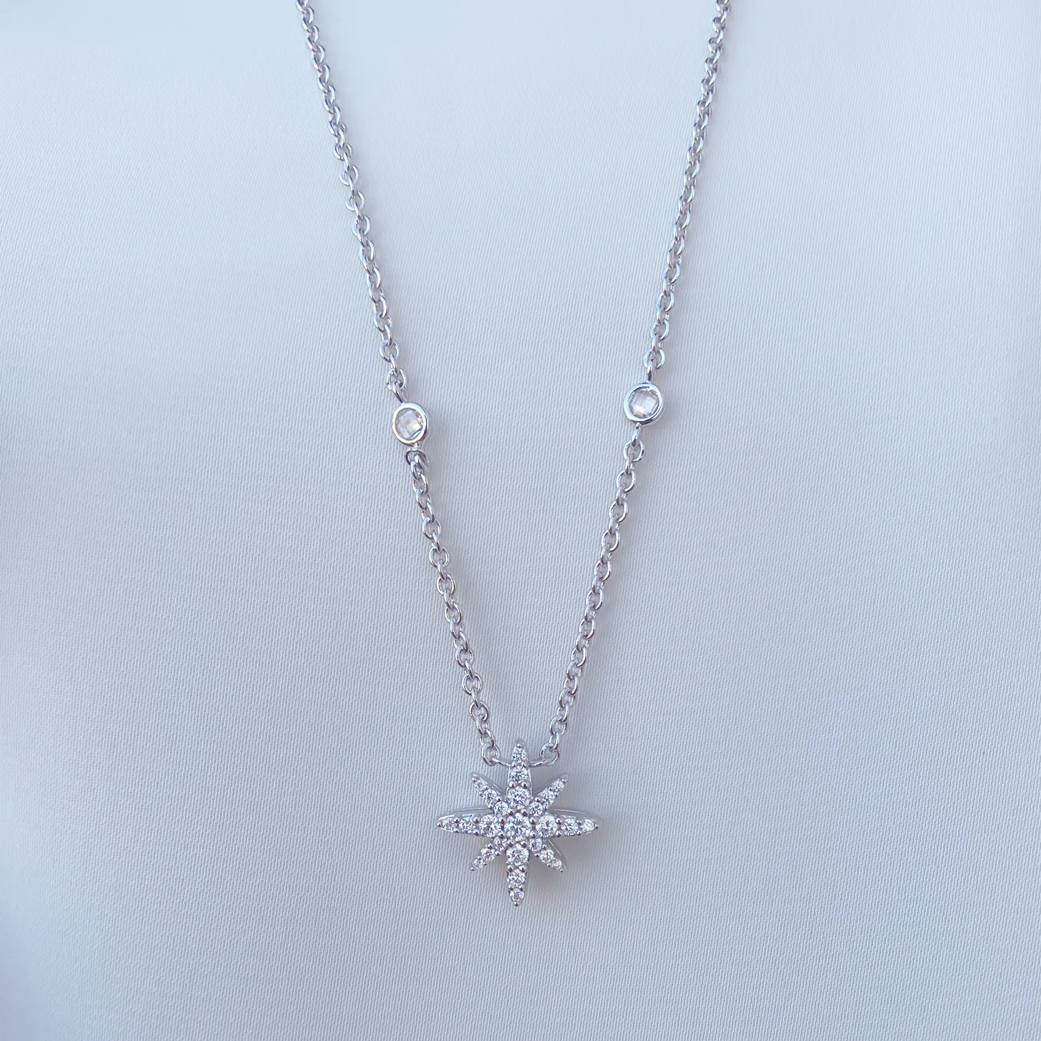 Moonstar / Simple Necklace Silver - Image 6