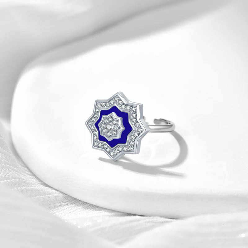 Najm / Ring Blue Silver - Image 2