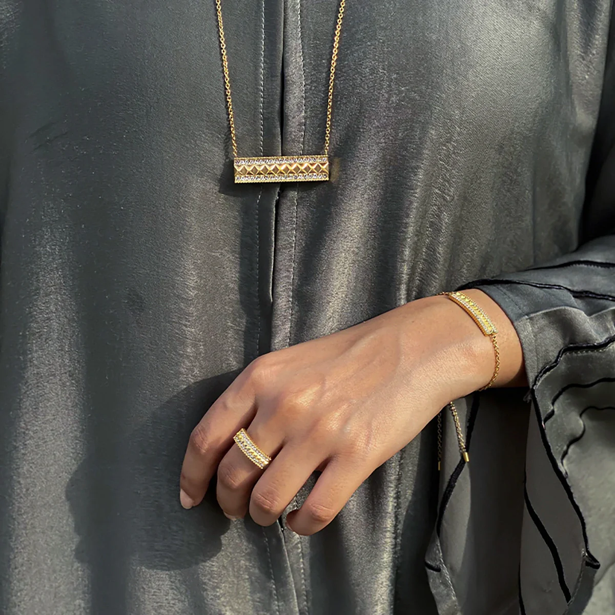 Noora / Necklace Gold - Image 8