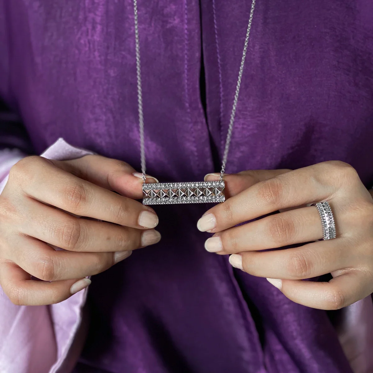 Noora / Necklace Silver - Image 7