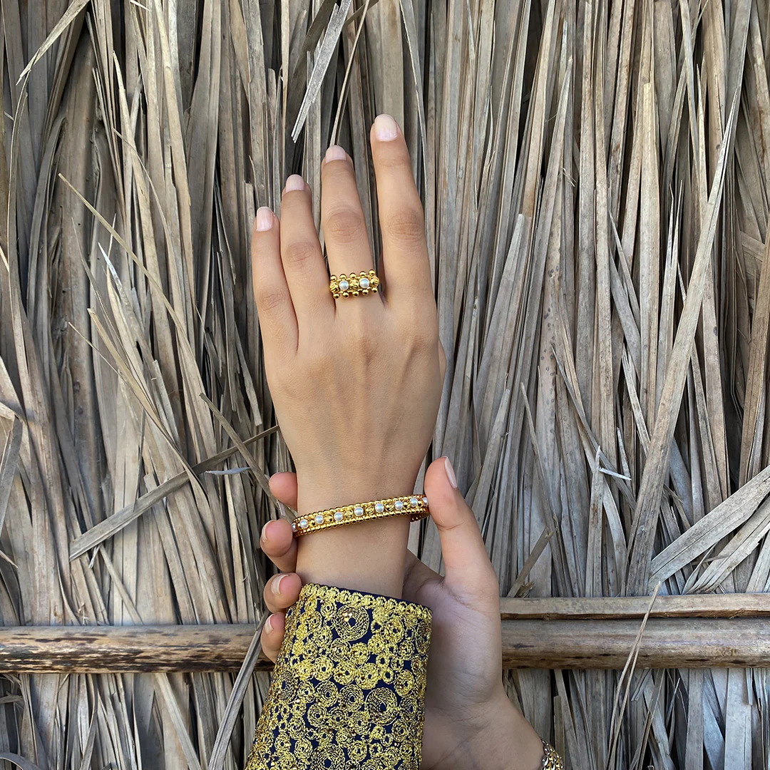 Sadaf / Bangle Pearl Gold - Image 4
