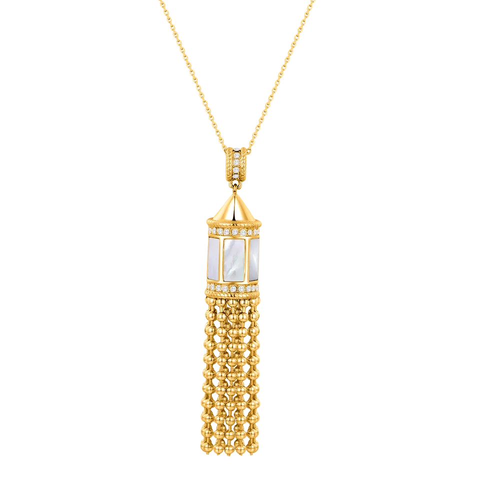 Sadaf / Necklace Pearl Gold