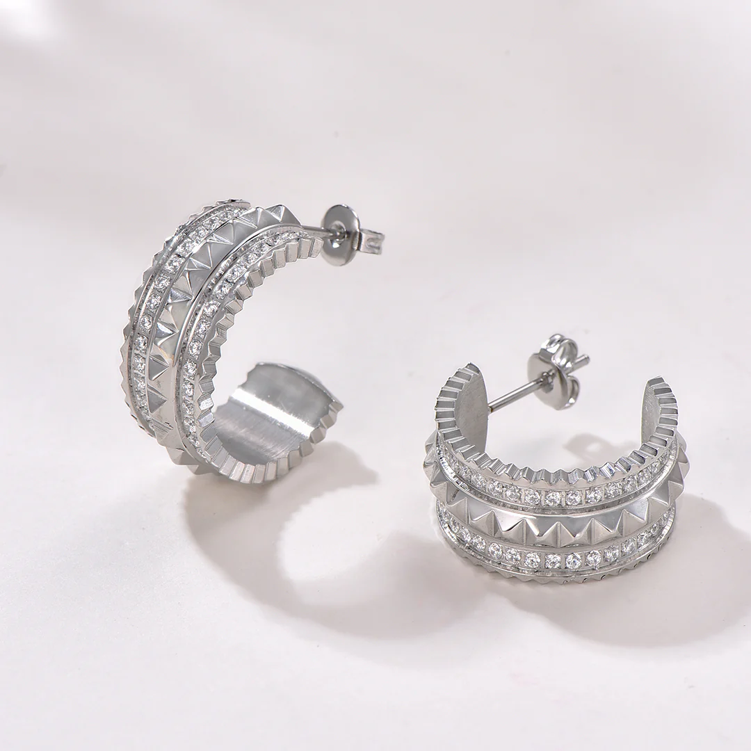 Shams / Earrings Silver - Image 3