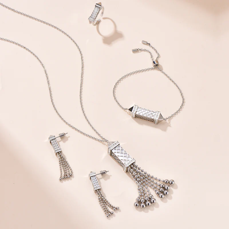 Tassel / Set Pearl Silver - Image 6