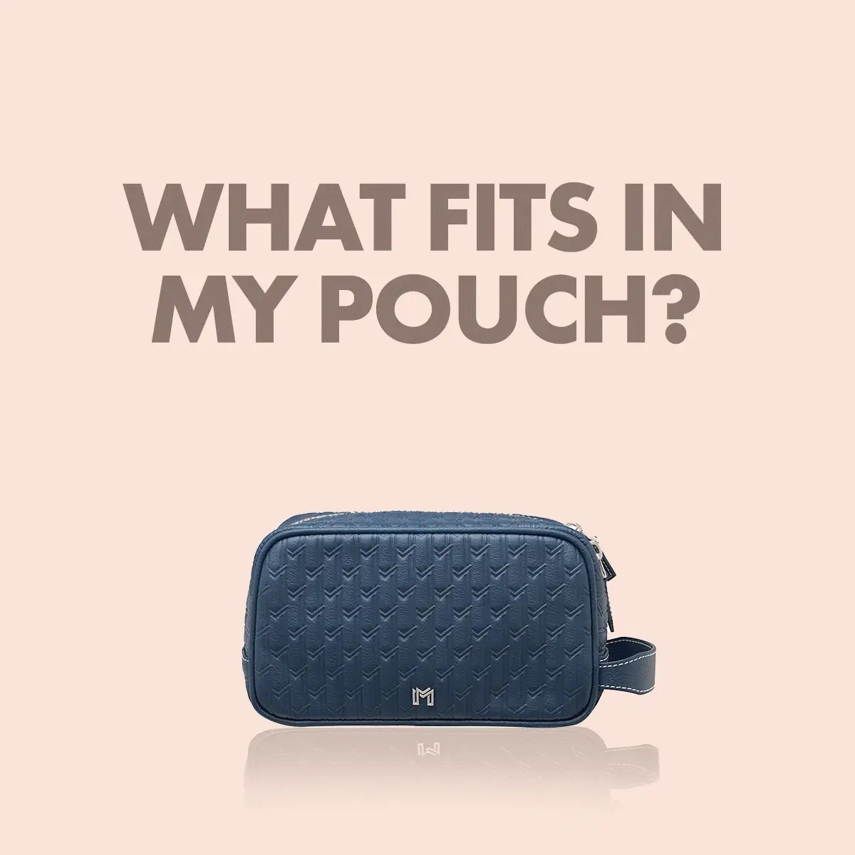 Travel Pouch Navy / Silver - Image 9