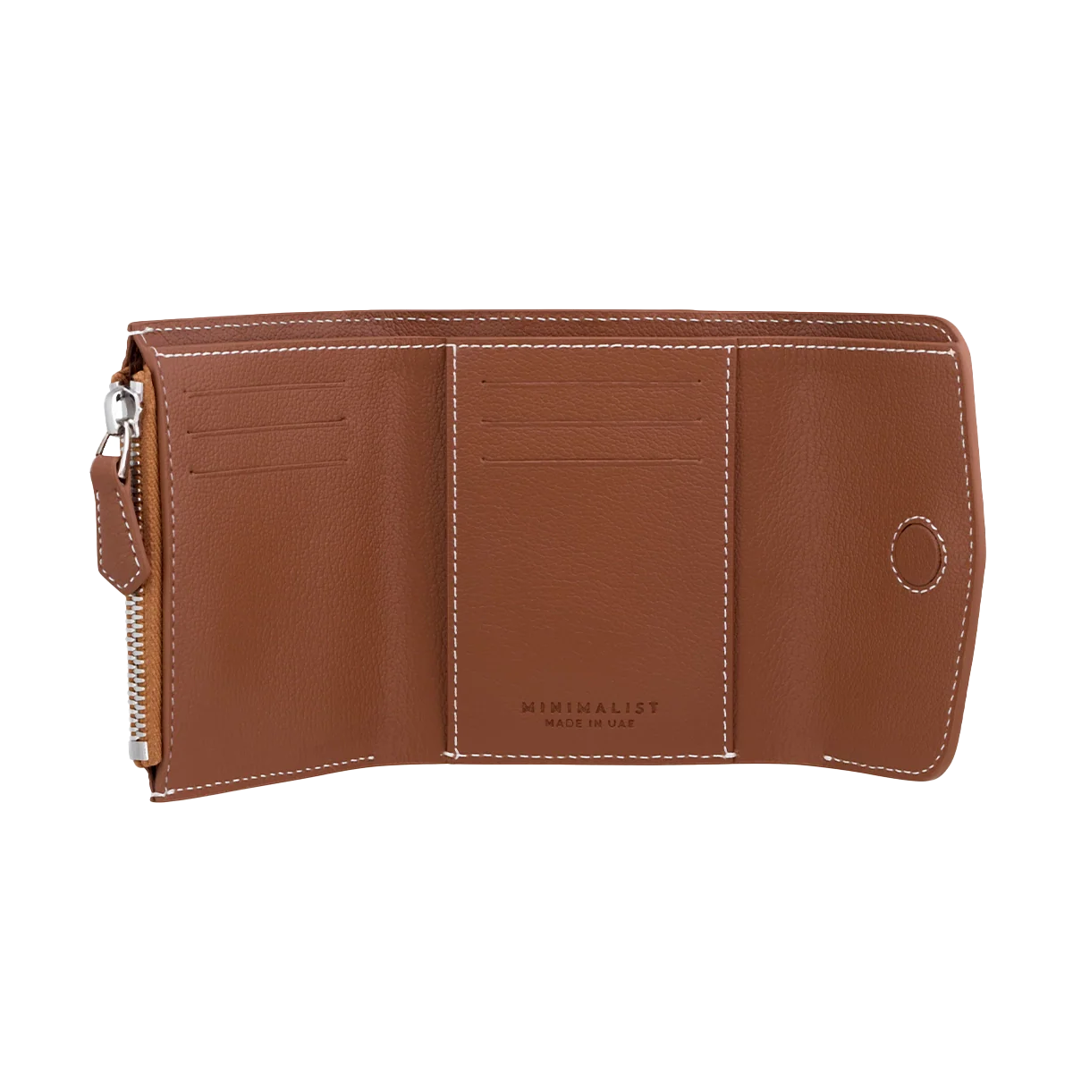 Camel Leather Black & Tan / Silver - Image 5