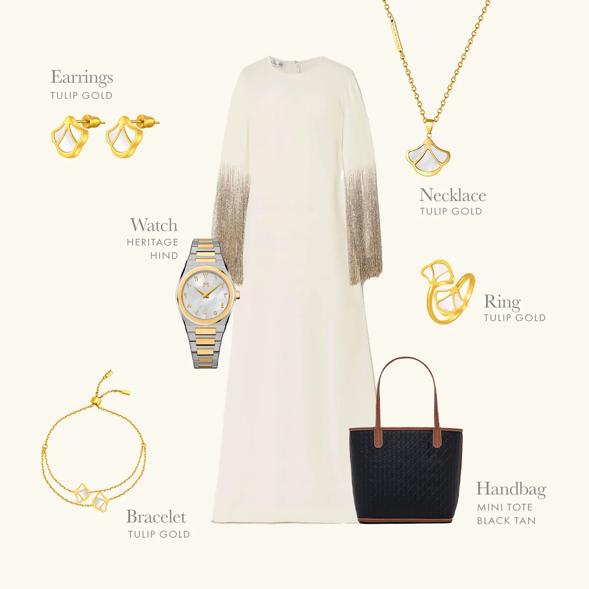 Tulip / Set Pearl Gold - Image 11