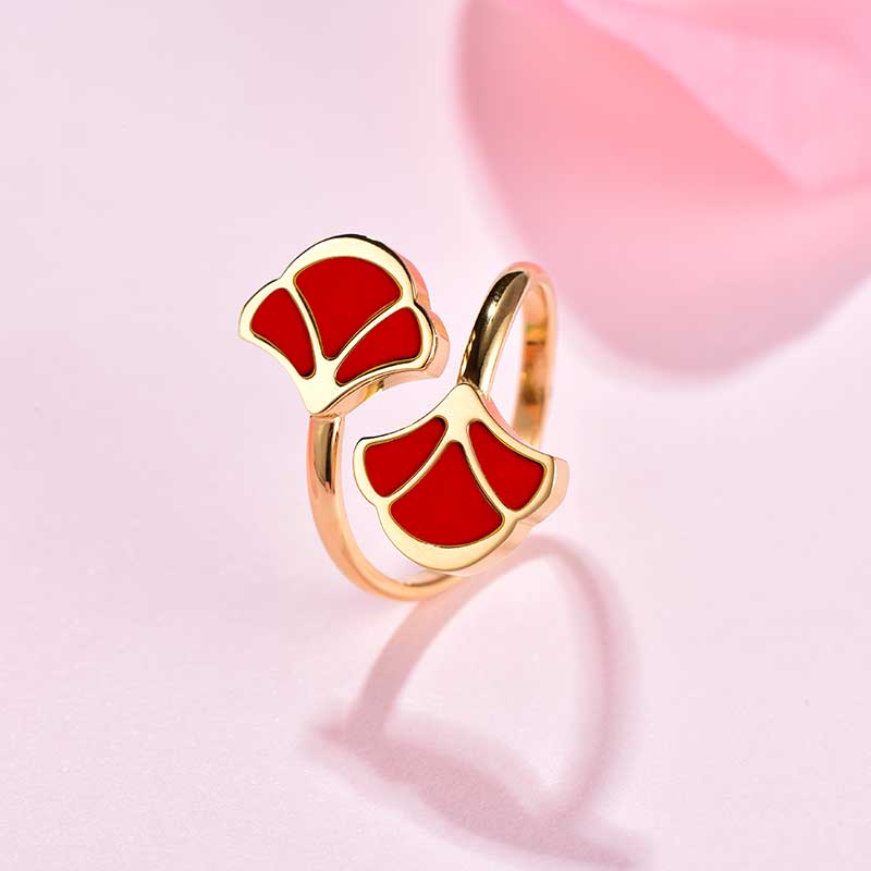 Tulip / Ring Red Gold - Image 2