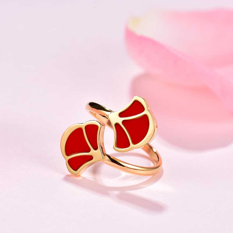 Tulip / Ring Red Gold - Image 3