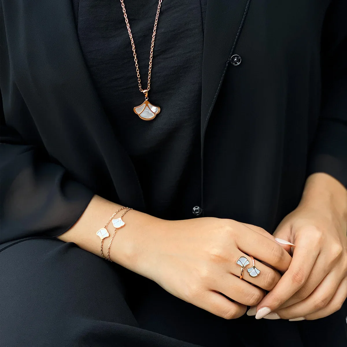 Tulip / Set Pearl Rose Gold - Image 11